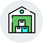 Warehouse Cleaning Icon
