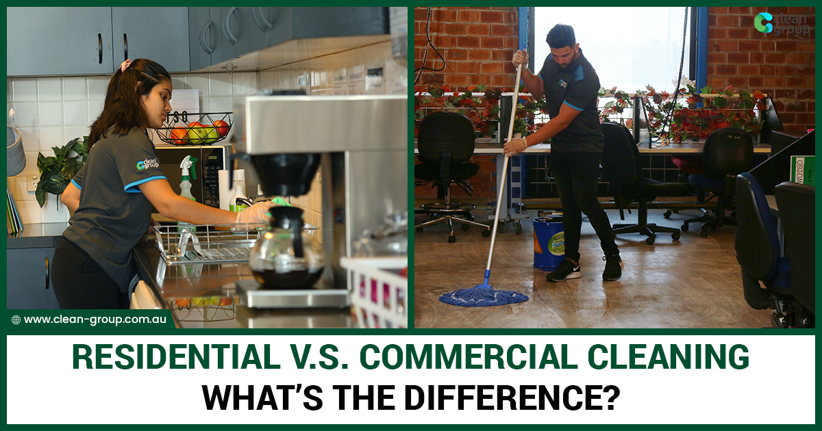 Residential V.s. Commercial Cleaning What’s the Difference