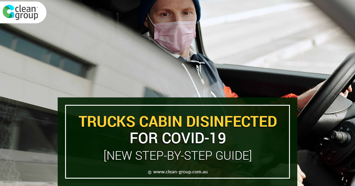 Trucks Cabin Disinfected for Covid-19