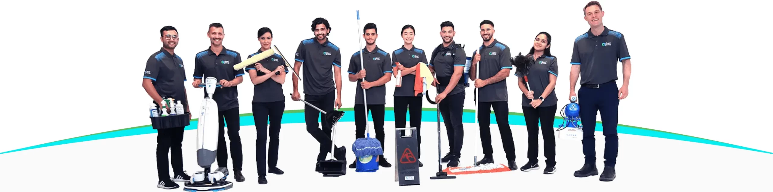Commercial Cleaners team are ready to serve you.