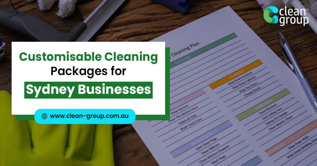 customisable cleaning packages for Sydney businesses