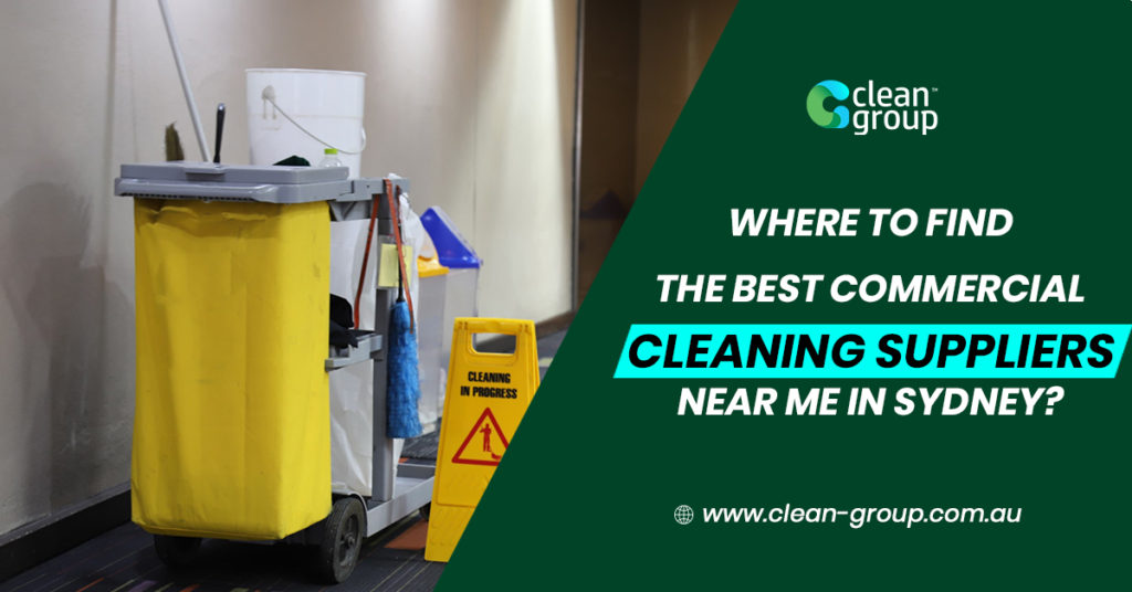 Sydney commercial cleaning suppliers and equipment for contract services