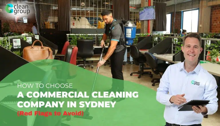 choosing commercial cleaning company in sydney