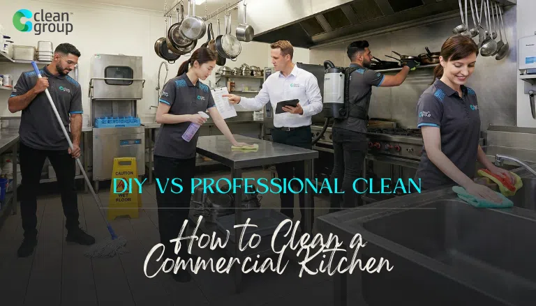 how to clean commercial kitchen